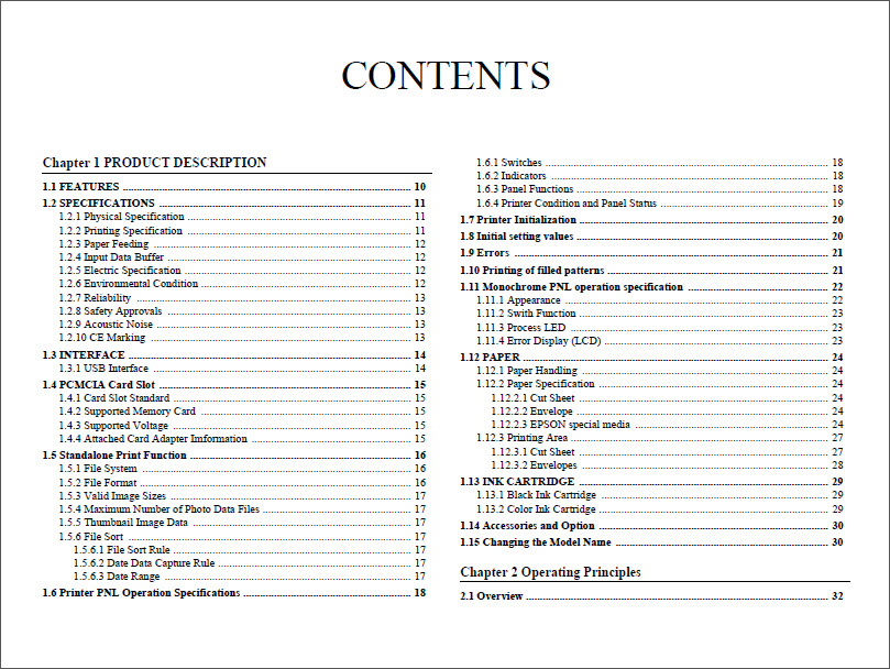 EPSON 895_785EPX_915_825 Service Manual-2 EPSON 895_785EPX_915_825 Service Manual-2